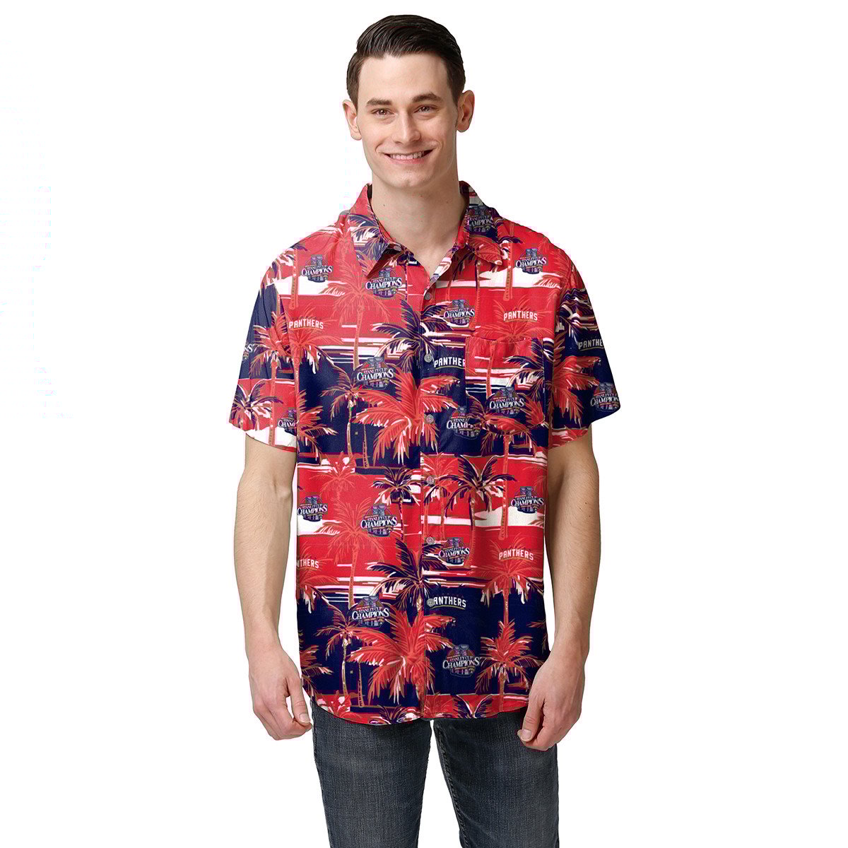 Florida Panthers 2024-2025 Back-to-Back Stanley Cup Champions Button Down Shirt