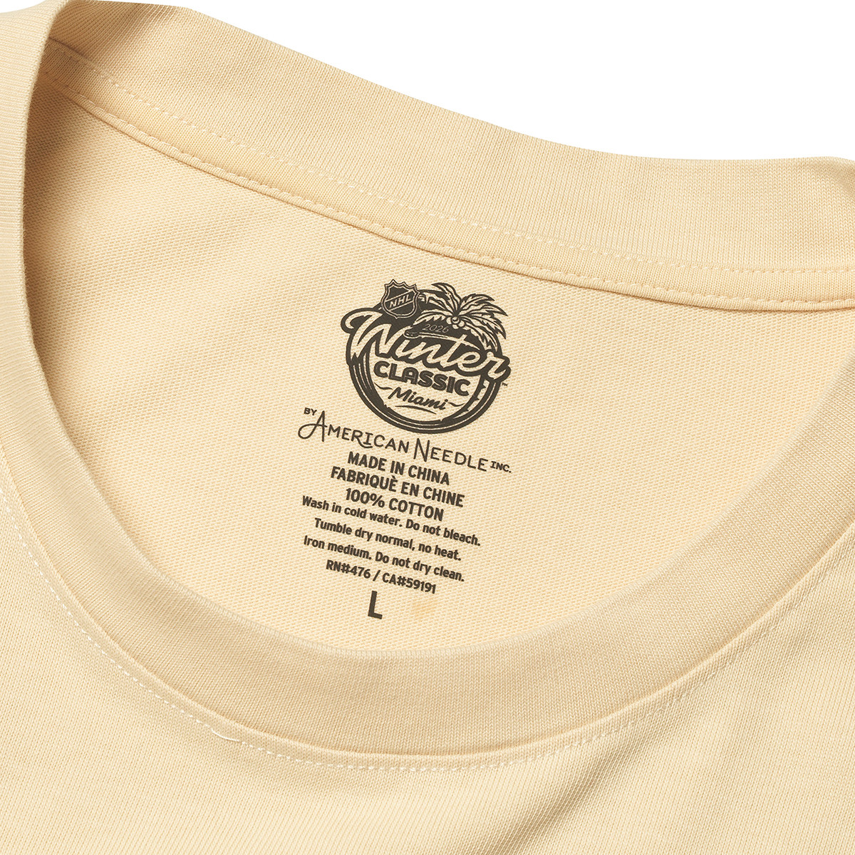 Florida Panthers NHL 2026 Winter Classic Leaping Cat Heavyweight T-Shirt