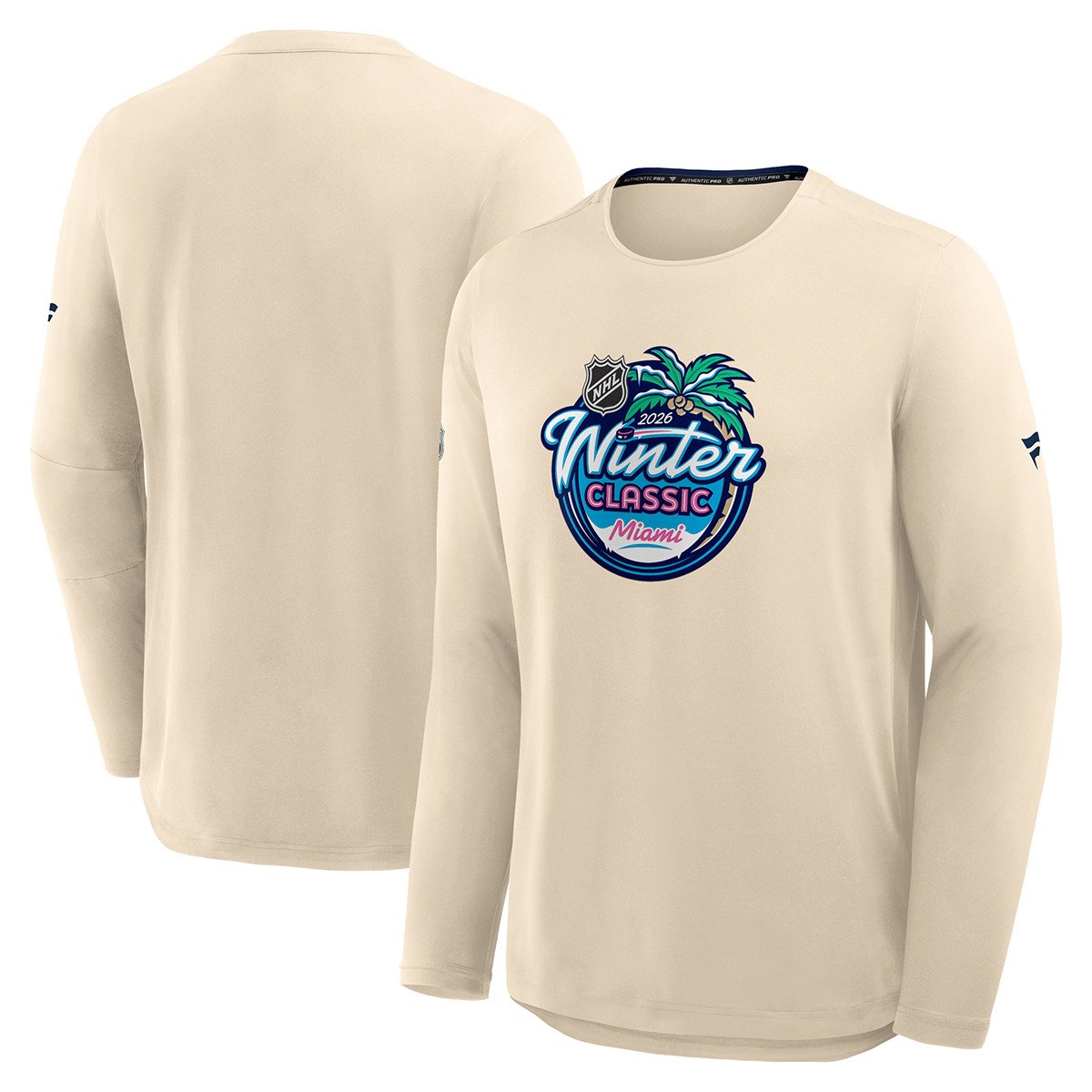 Florida Panthers 2026 NHL Winter Classic Authentic Pro Event Long Sleeve Shirt