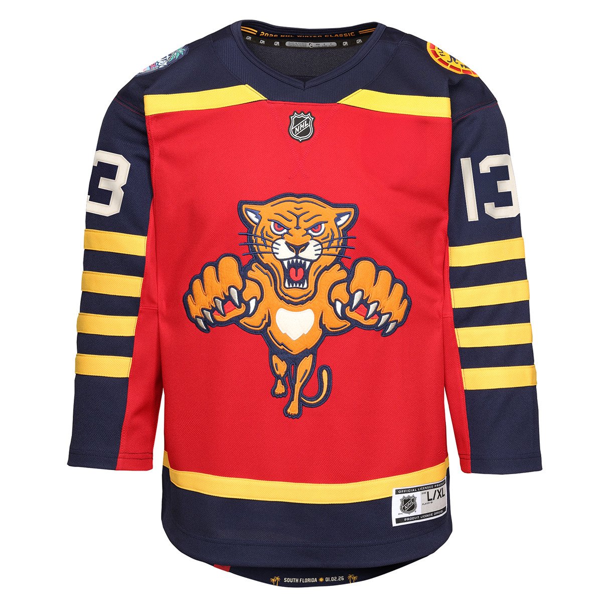 Florida Panthers Youth NHL 2026  Winter Classic #13 Sam Reinhart Jersey