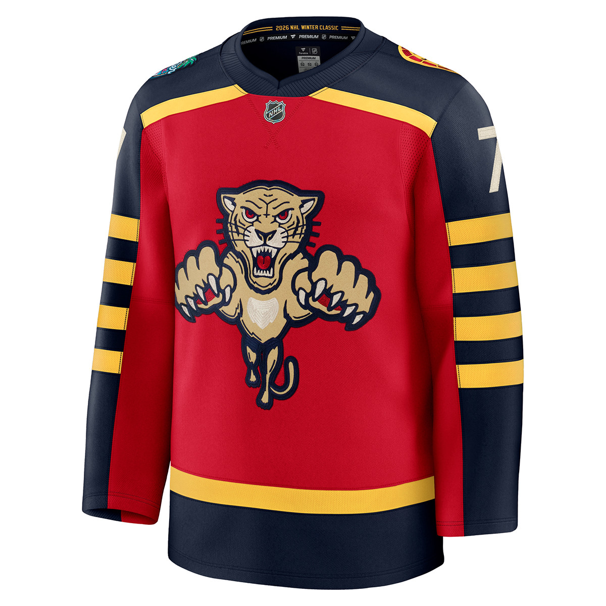 Florida Panthers NHL 2026  Winter Classic #7 Dmitry Kulikov Premium Jersey