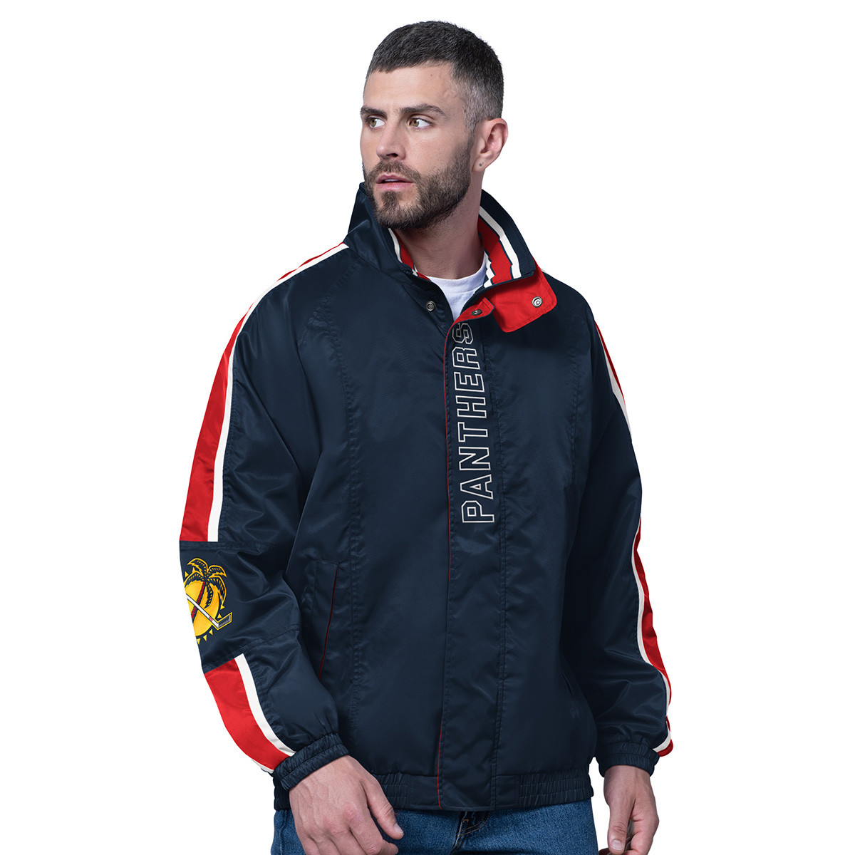  トラックジャケット FLORIDA Florida Panthers Freestyle Retro Full Zip Jacket - FLA TEAM SHOP