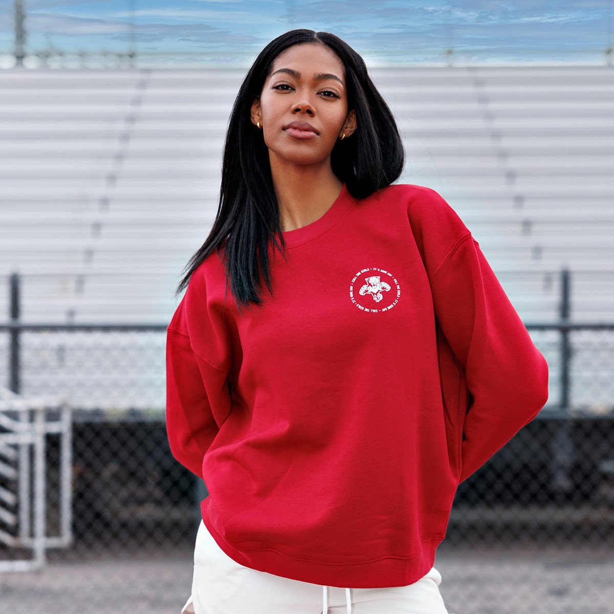 Florida Panthers Women's Call the Girls Crew Neck Sweatshirt