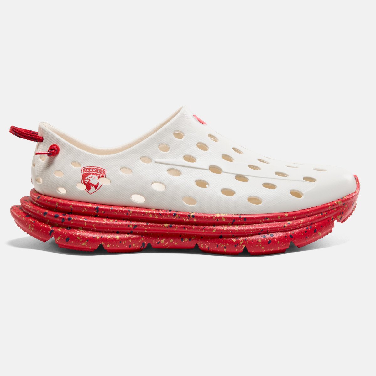 Florida Panthers KANE Adult Active Recovery Shoe White/Red