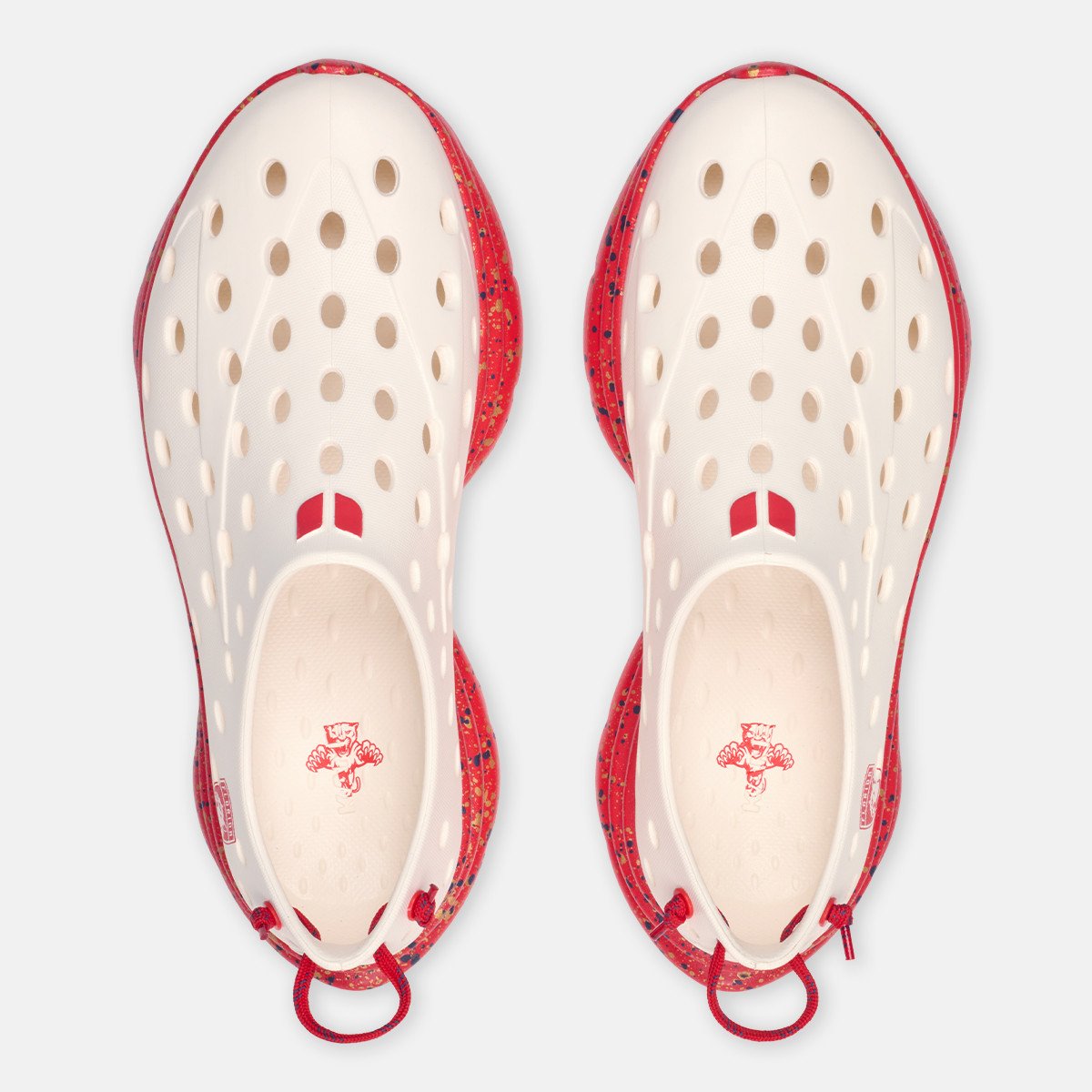 Florida Panthers KANE Adult Active Recovery Shoe White/Red