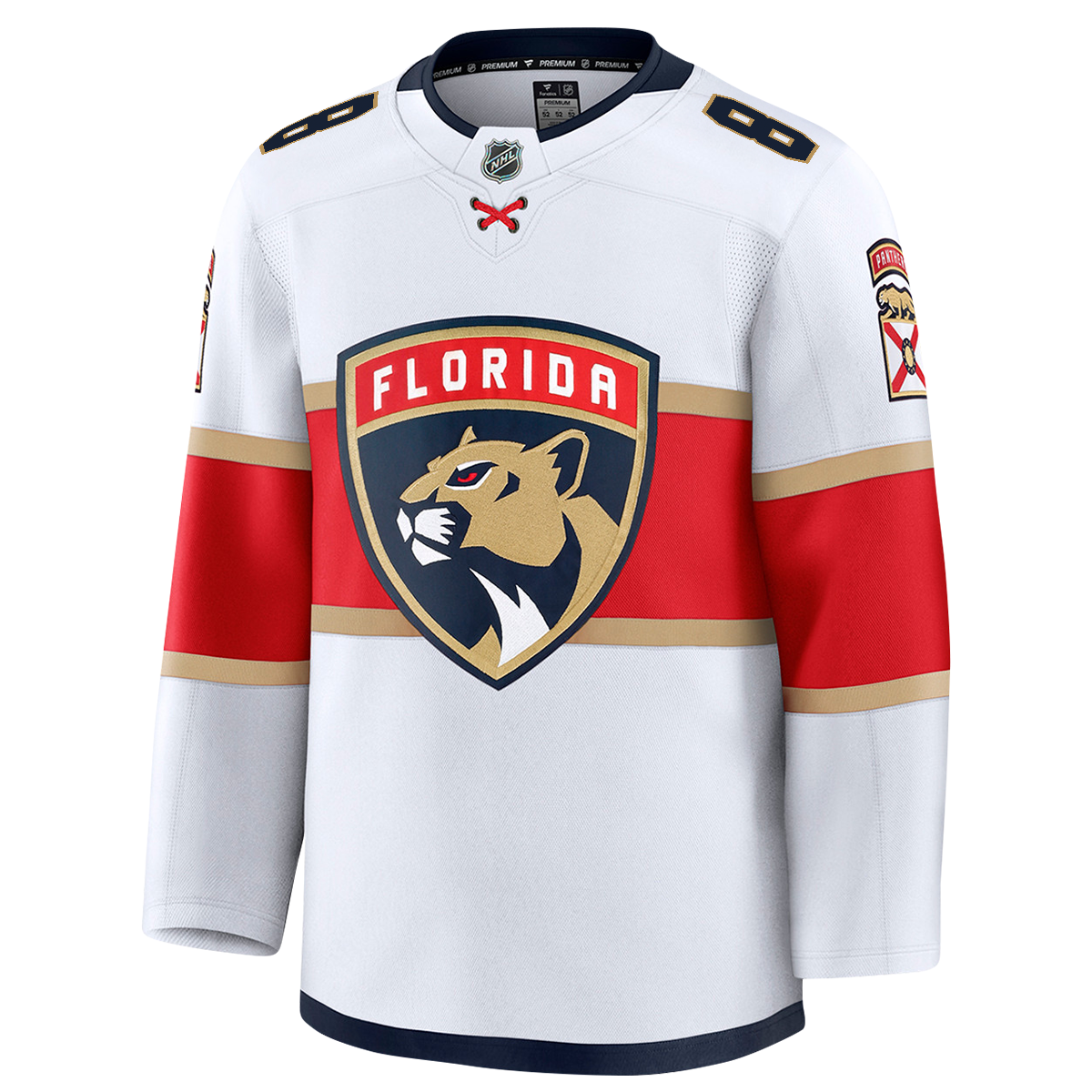 Florida Panthers #8 Brady Tkachuk Premium Authentic Away Jersey