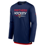 Florida Panthers Fanatics Branded Authentic Pro Rink Performance Long  Sleeve T-Shirt - Navy