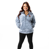 Florida Panthers Women's Left Field 1/2 Zip Hood Pullover