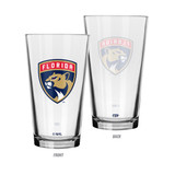 Florida Panthers Logo Pint Glass