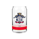 Florida Panthers 30th Anniversary Beer Can Glass