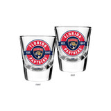 Florida Panthers Coffee Label Shot Glass