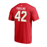 Florida Panthers #42 Gustav Forsling Name & Number Shirt Florida Panthers #42 Gustav Forsling Name & Number Shirt