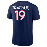 Florida Panthers 2024 Stanley Cup Playoff Authentic Pro #19 Matthew Tkachuk T-Shirt