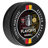 Florida Panthers vs. Boston Bruins 2024 Stanley Cup Playoff Round 2 Matchup Puck