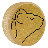 Florida Panthers Gold Rat Puck