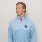 Florida Panthers 2024-2025 Back-to-Back Stanley Cup Champions Light Blue 1/4 Zip Pullover