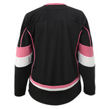 Florida Panthers Toddler Girls Black & Pink Jersey
