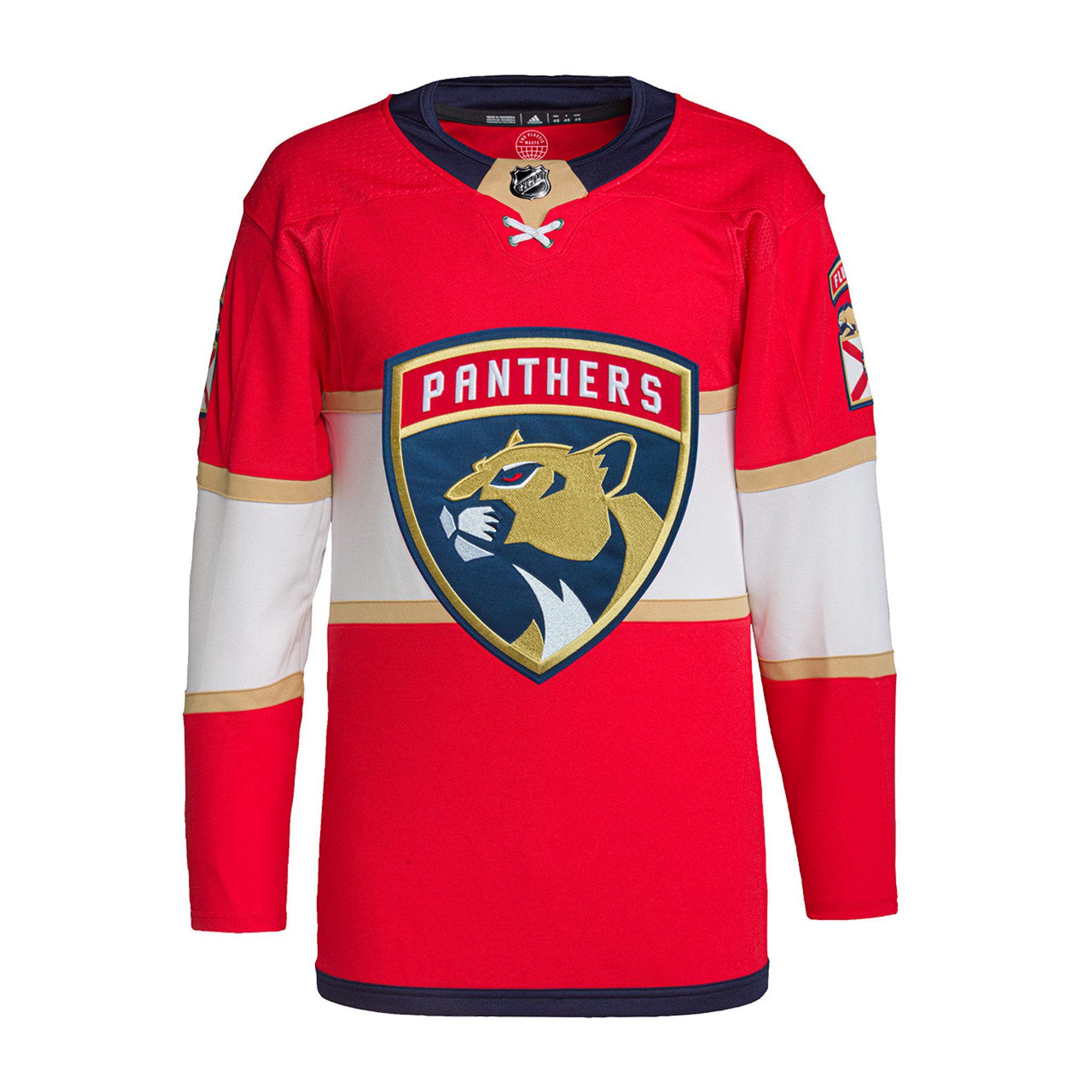  adidas Florida Panthers Primegreen Authentic Road Men's Jersey  (as1, Alpha, s, Regular, Regular, 46/Small) White : Sports & Outdoors