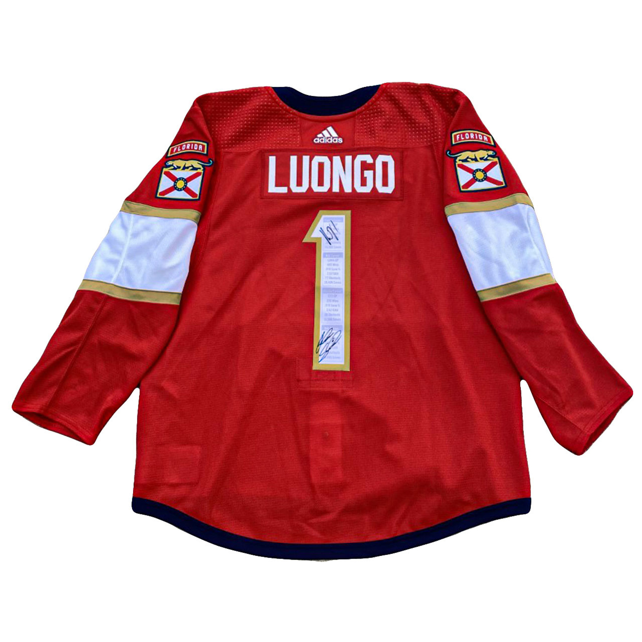 florida panthers luongo jersey