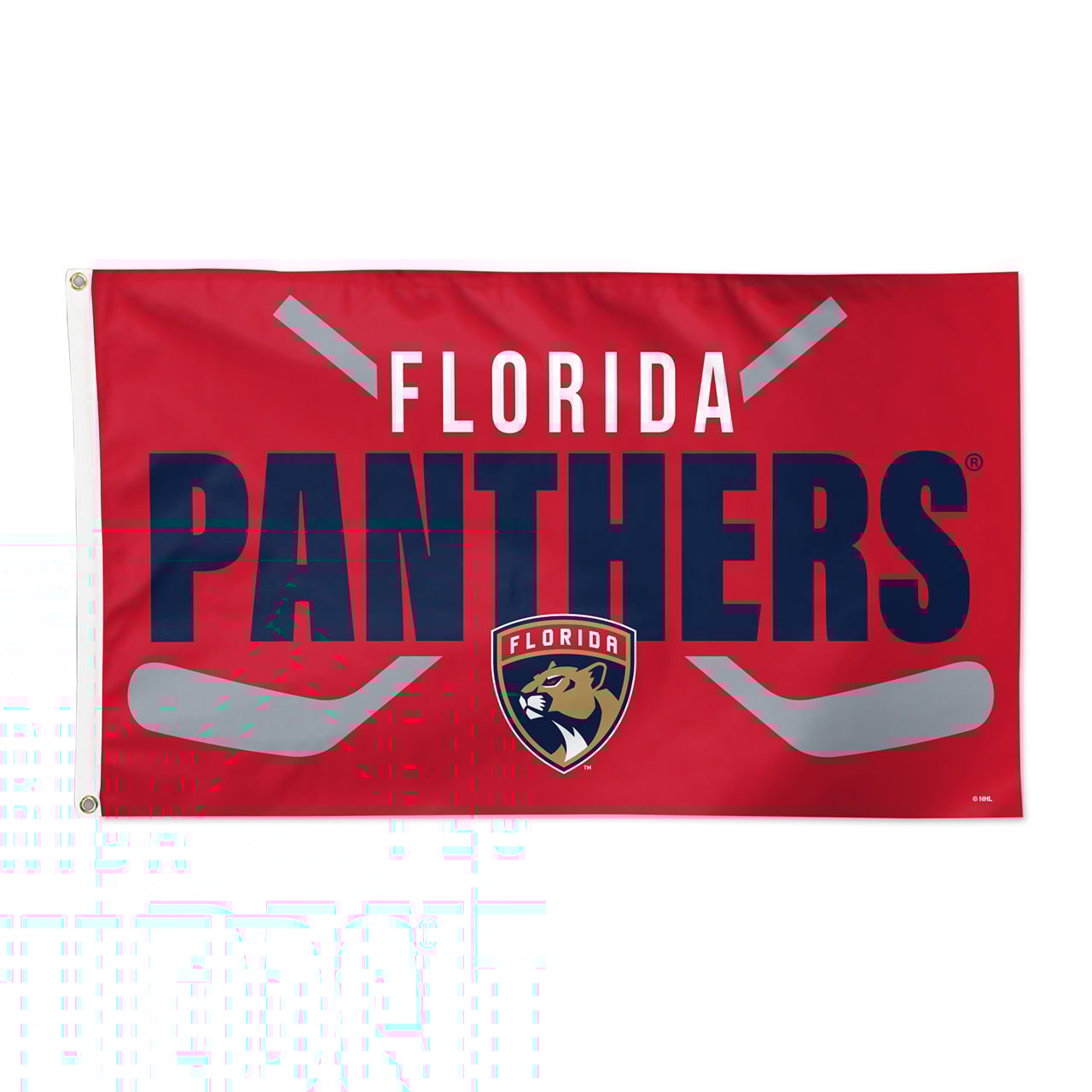 Florida Panthers 3' x 5' Stick Deluxe Flag