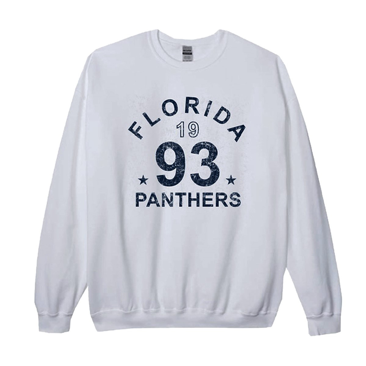 Florida Panthers Ash What Goes Around Crew Sweatshirt