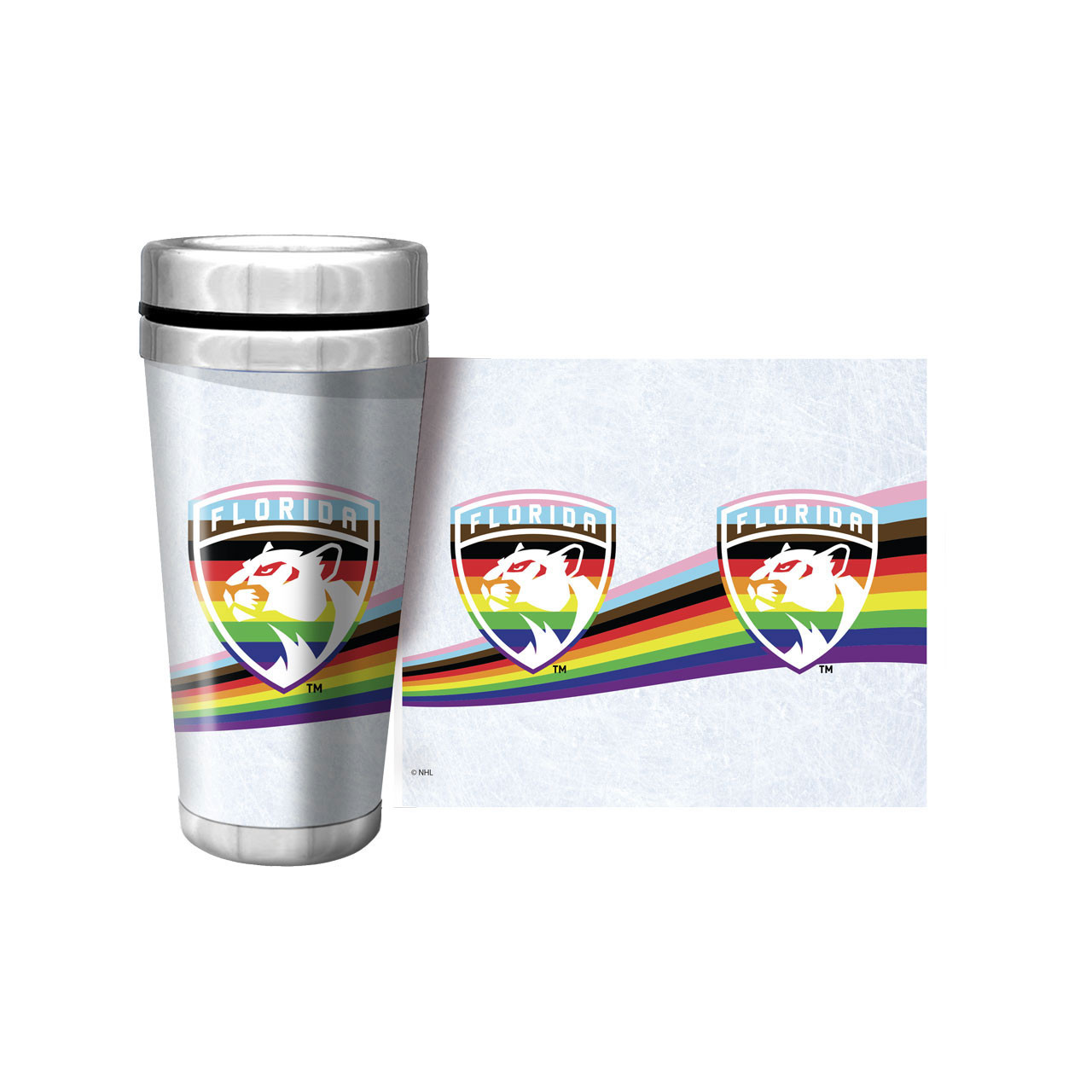 Florida Panthers Pride Travel Mug