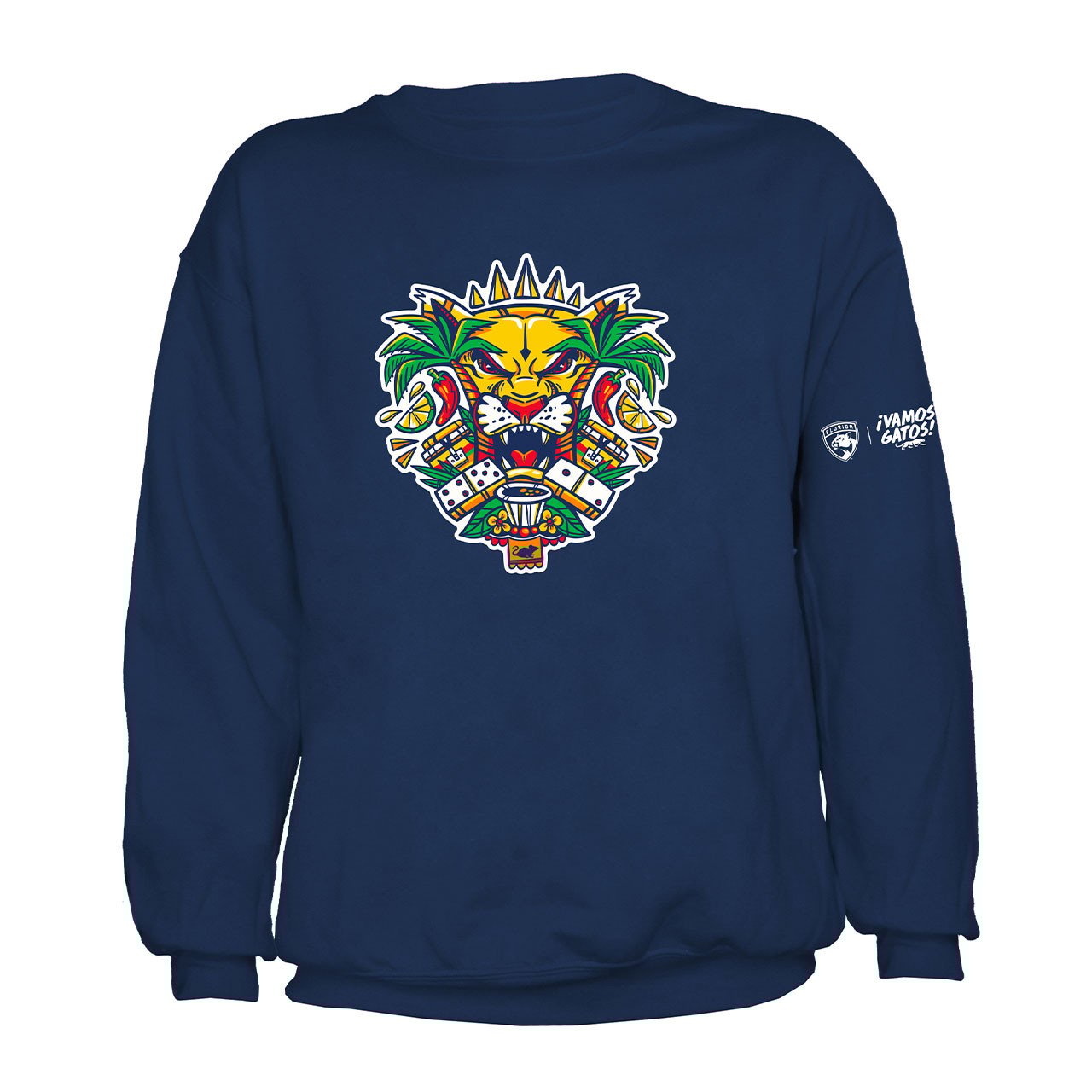 Florida Panthers Vamos Gatos Crew Sweatshirt