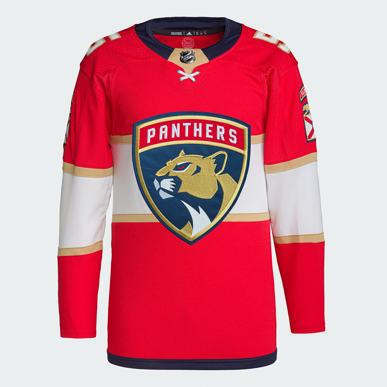 Florida Panthers #5 Aaron Ekblad Authentic Home Jersey