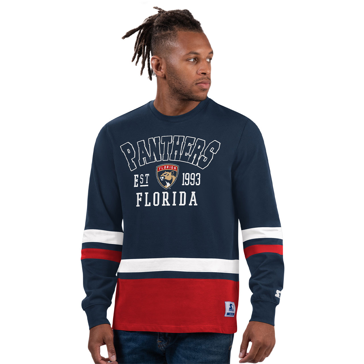 Florida Panthers 1993 Retro Sunday Crew Neck Sweatshirt - FLA TEAM