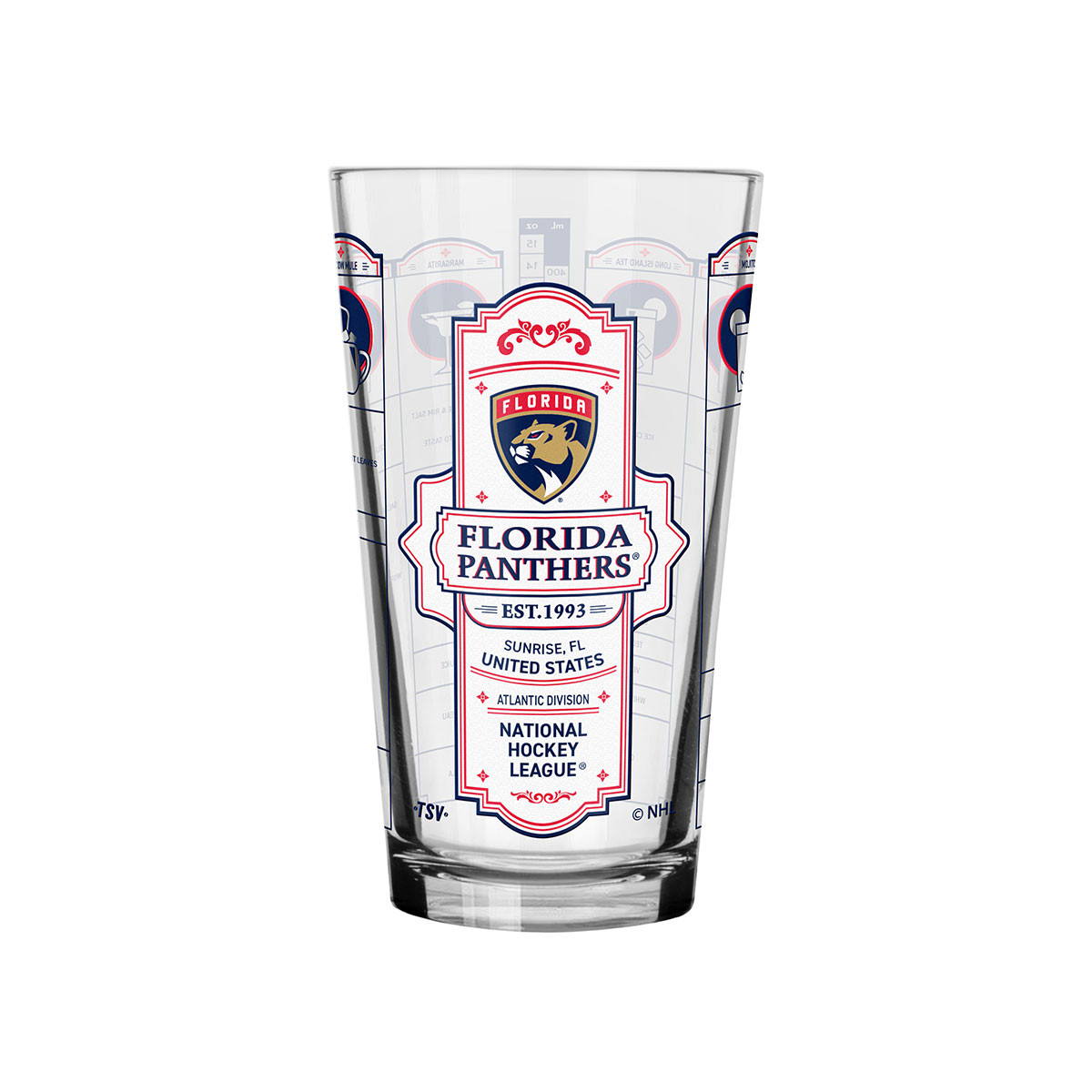 Florida Panthers Bartender Pint Glass
