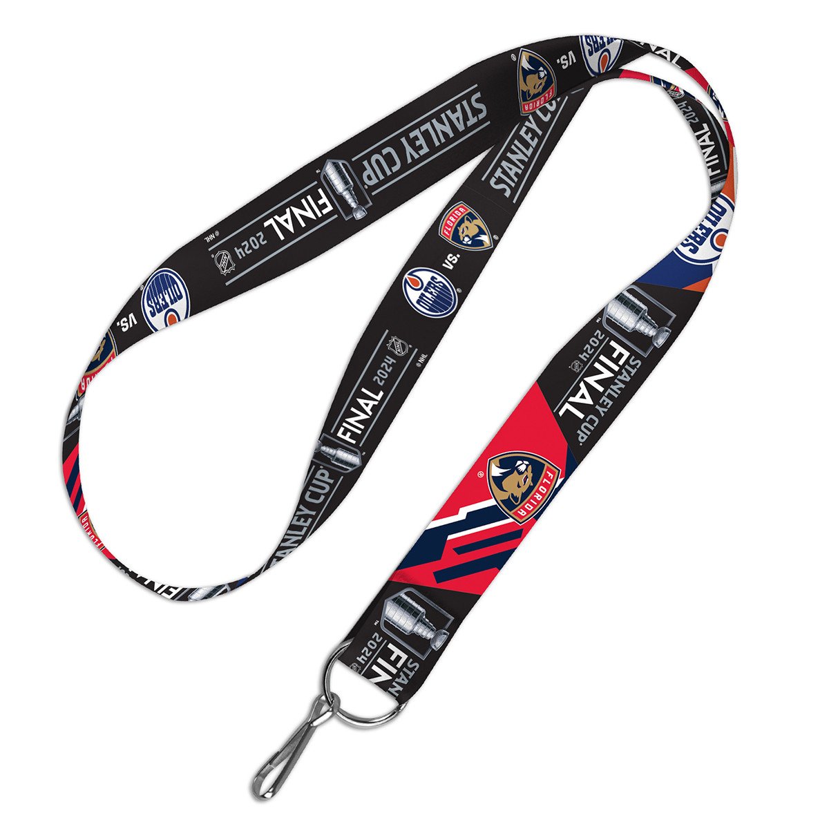 Florida Panthers vs. Edmonton Oilers 2024 Stanley Cup Final Dueling Lanyard
