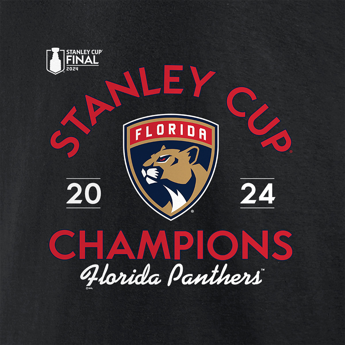 Florida Panthers 2024 Stanley Cup Champions Lord Stanley T-Shirt