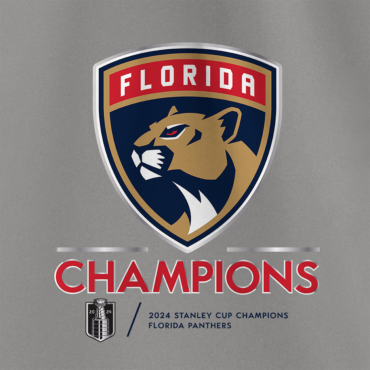 Florida Panthers 2024 Stanley Cup Champions Authentic Pro Short Sleeve Hooded Pullover