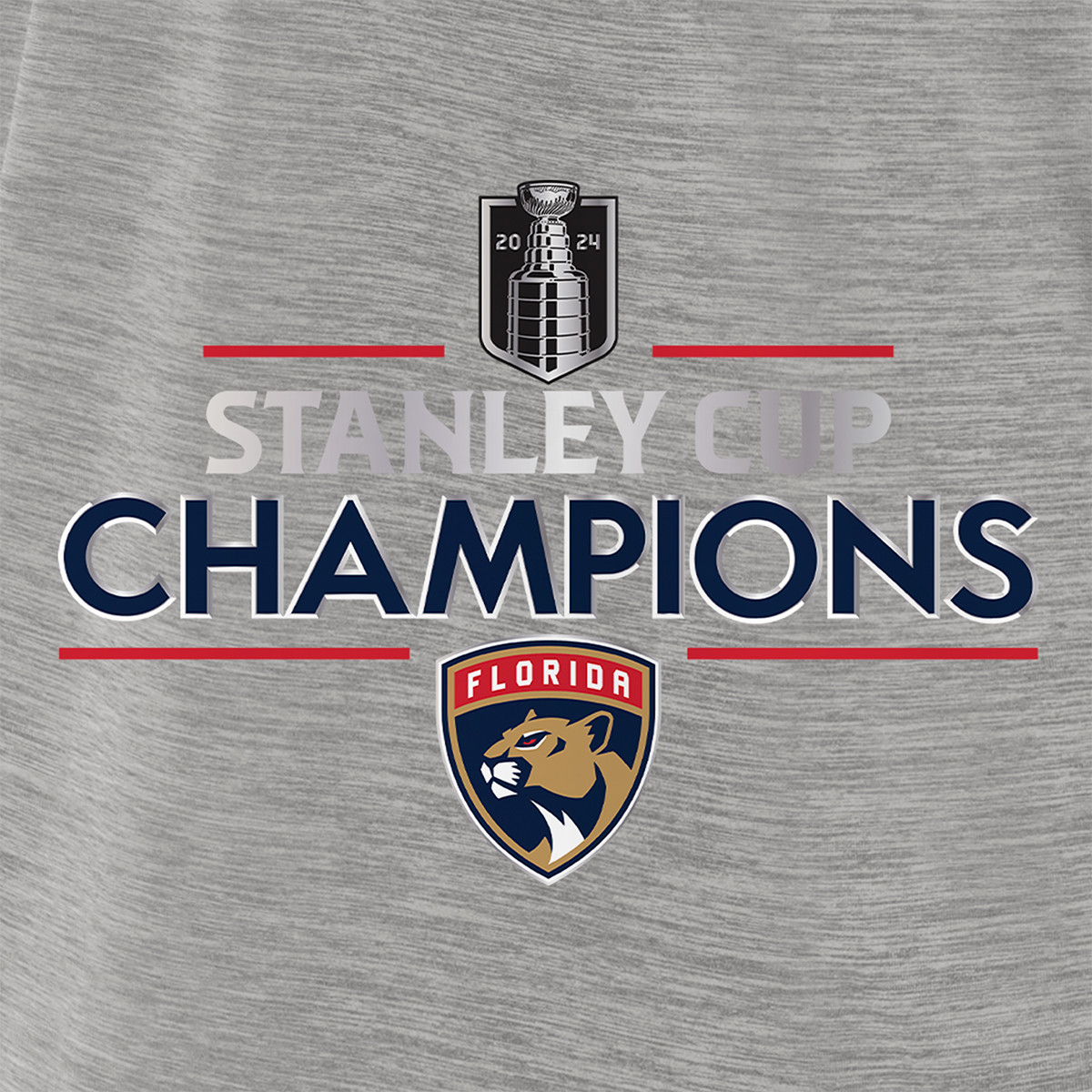 Florida Panthers 2024 Stanley Cup Champions Authentic Pro Short Sleeve Performance Shirt