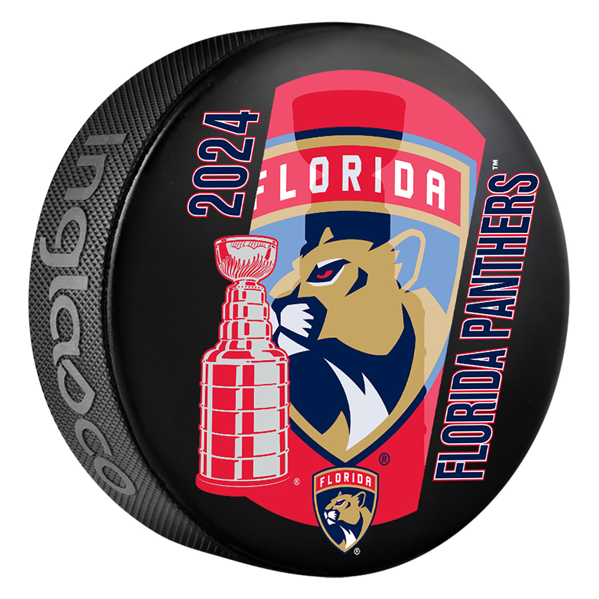 Florida Panthers 2024 Stanley Cup Champions Shadow Puck