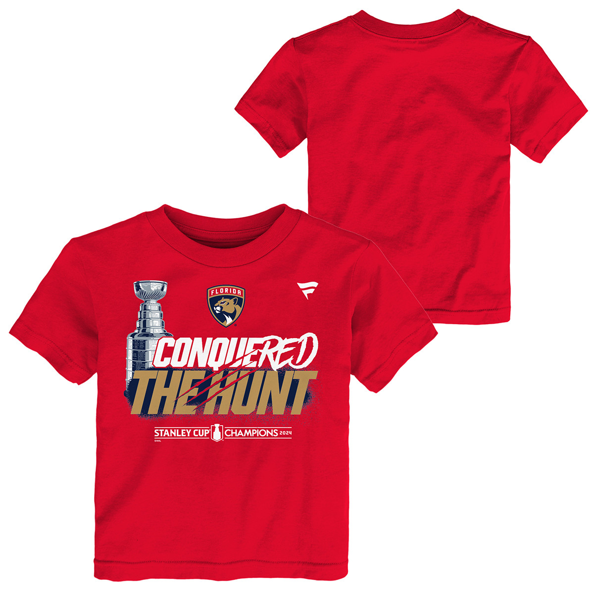 Florida Panthers Toddler 2024 Stanley Cup Champions Celebration T-Shirt