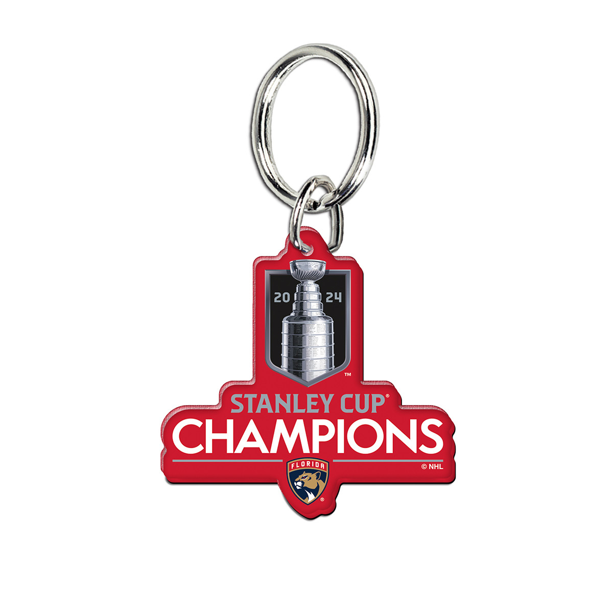 Florida Panthers 2024 Stanley Cup Champions Key Chain
