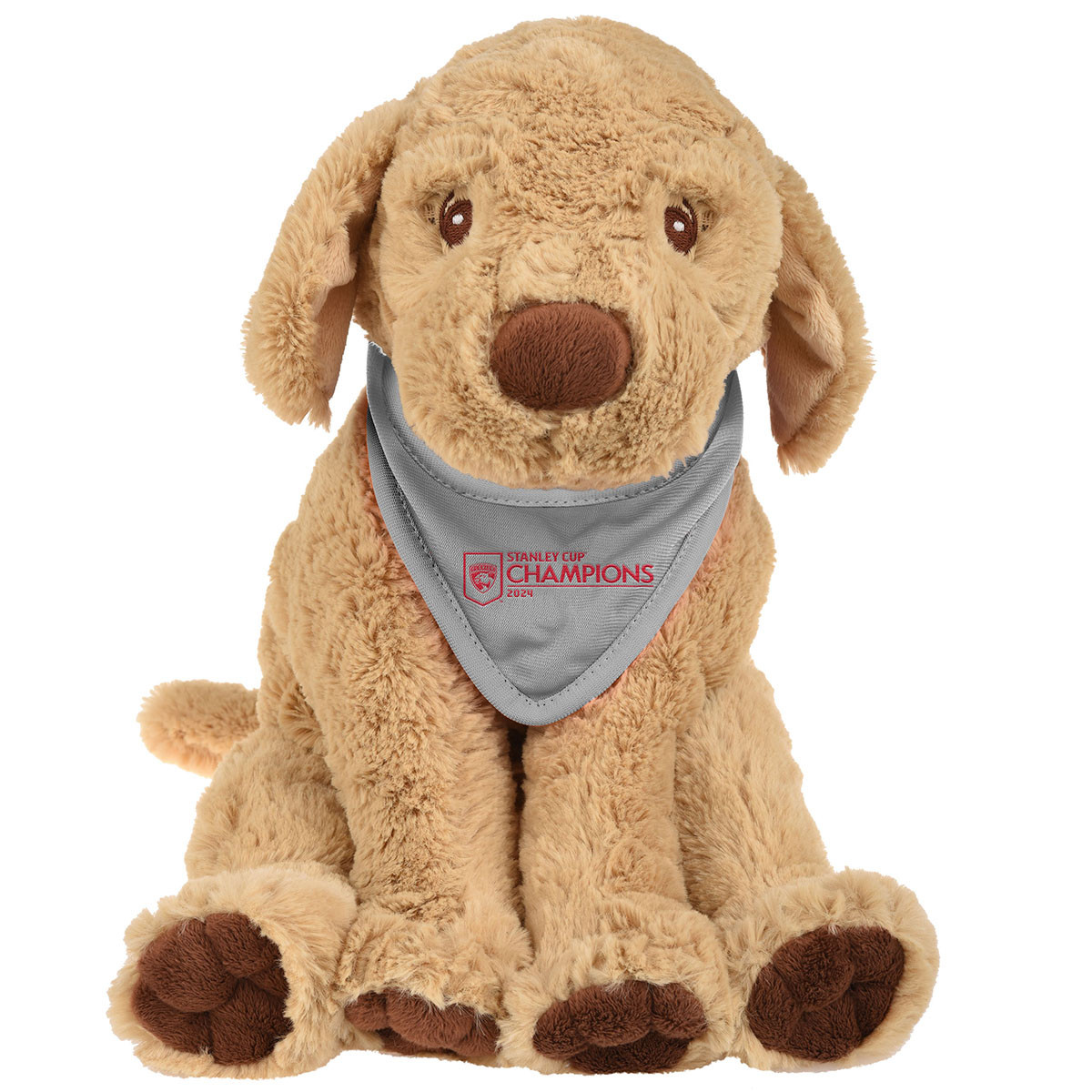 Florida Panthers 2024 Stanley Cup Champions Plush Bandana Puppy