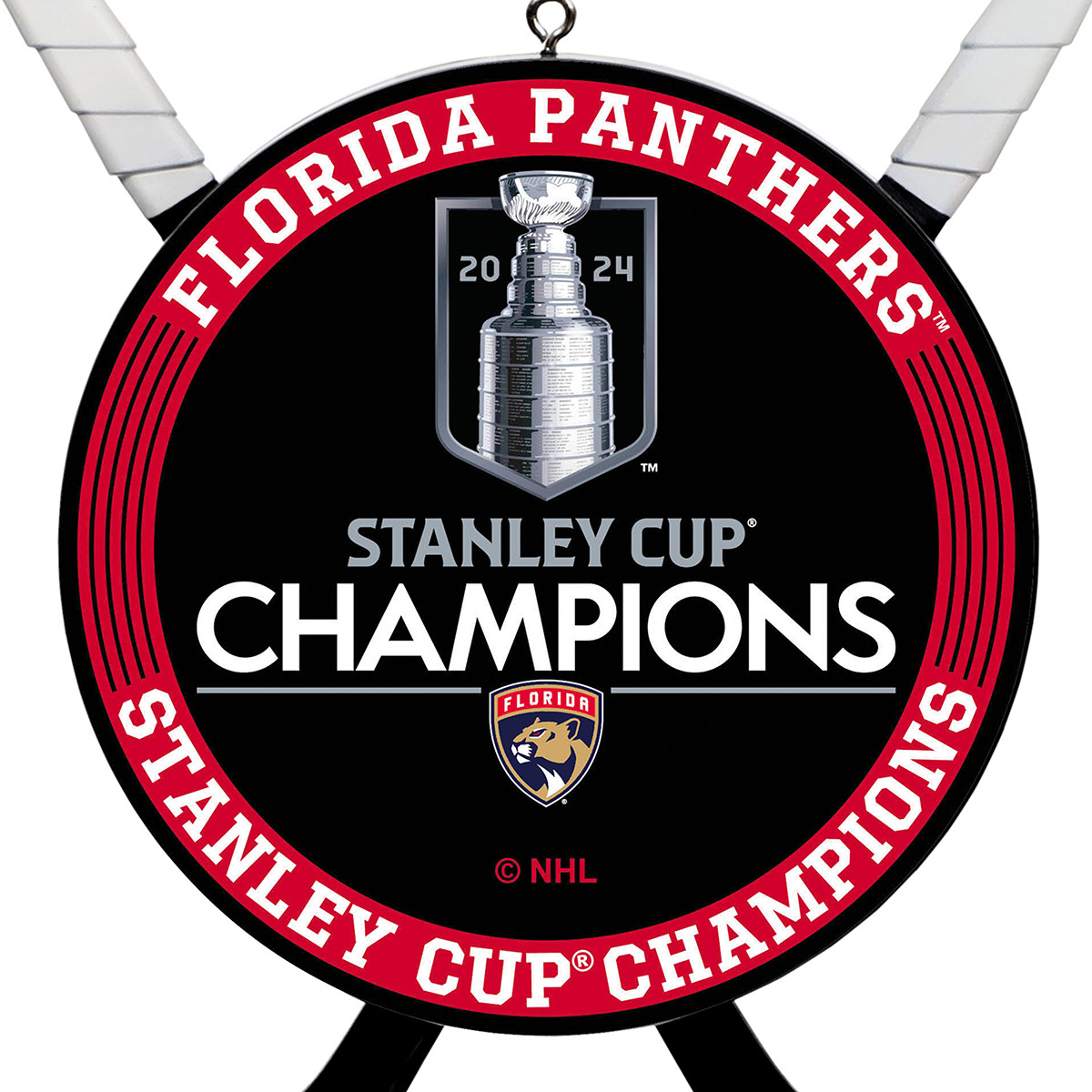 Florida Panthers 2024 Stanley Cup Champions Hallmark Keepsake Ornament