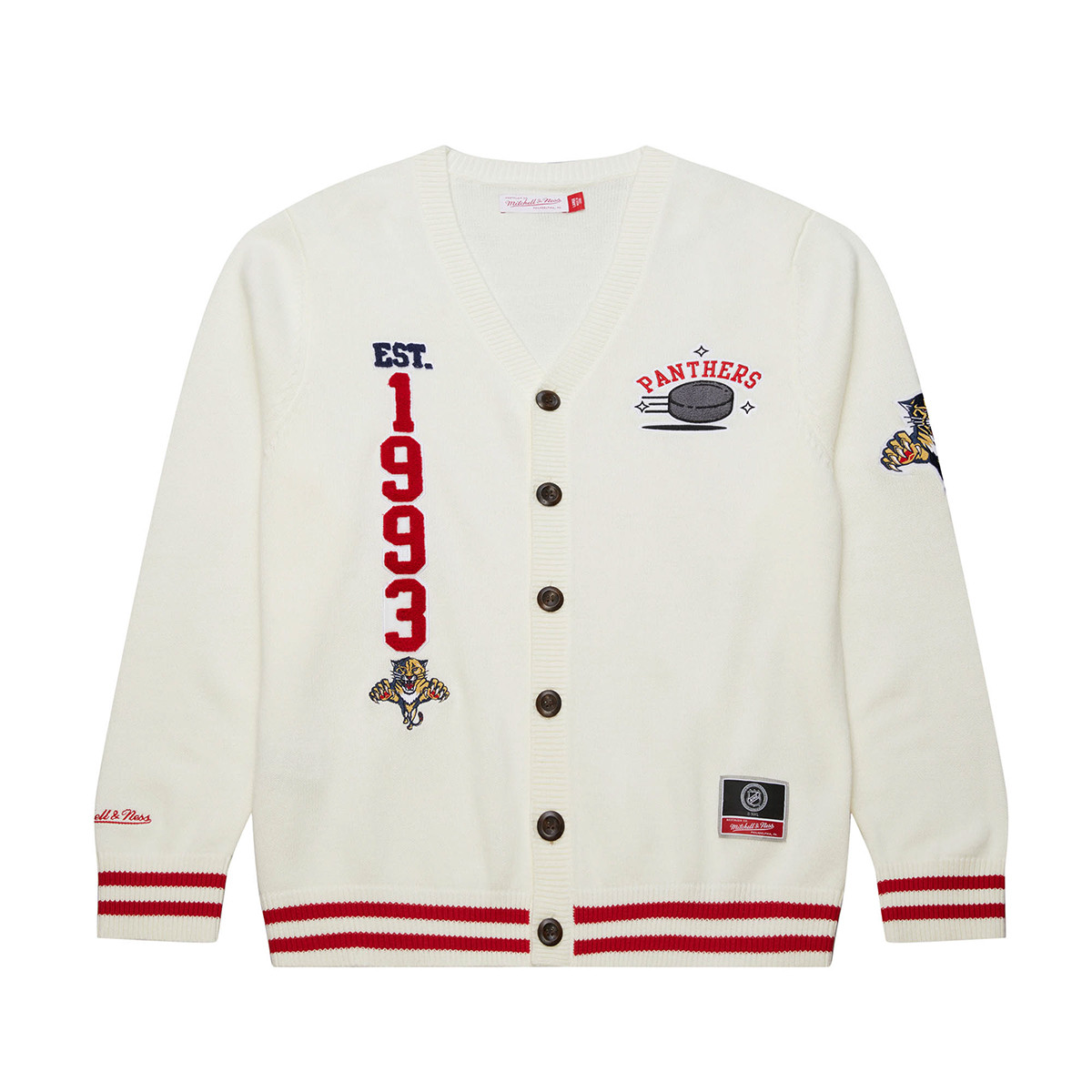 Florida Panthers Full Button Cardigan Sweater