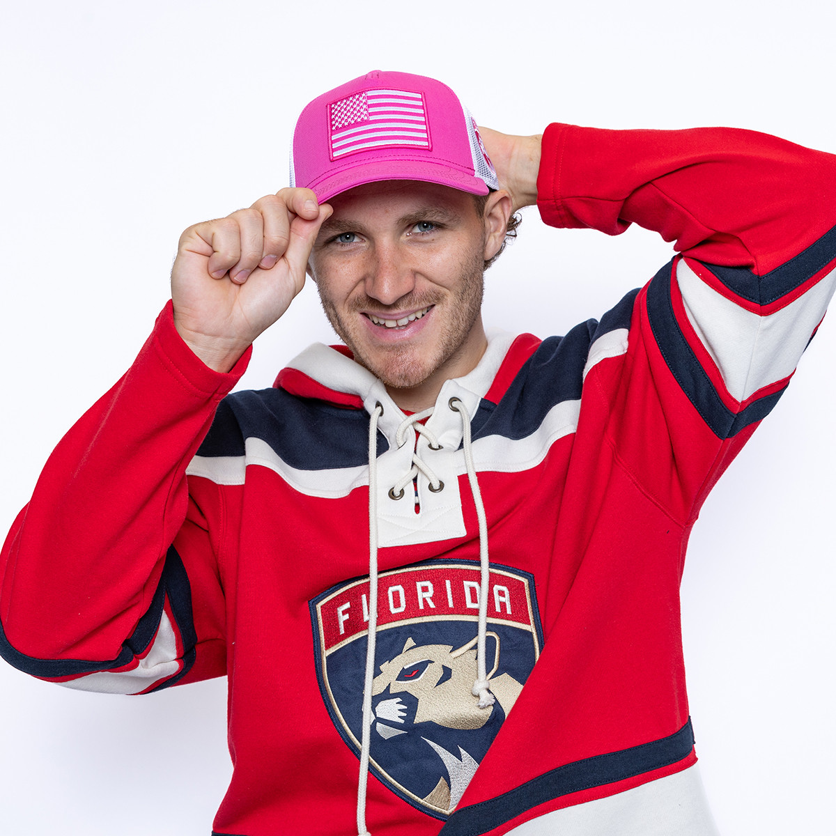 Florida Panthers Pink Valin Flag Cap