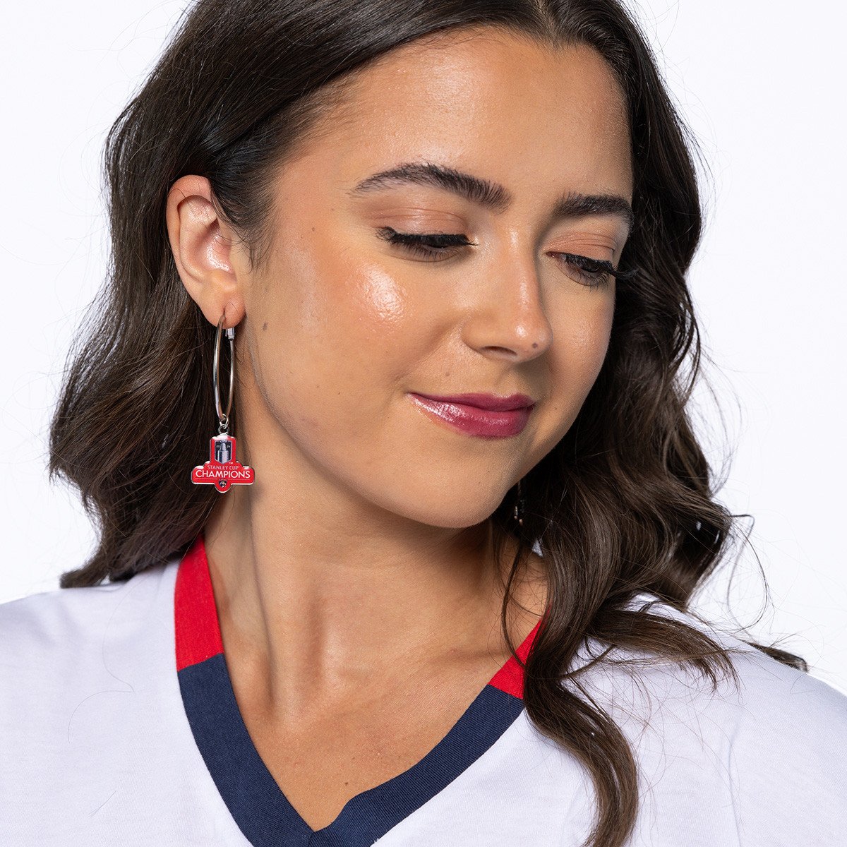Florida Panthers 2024 Stanley Cup Champions Hoop Earrings
