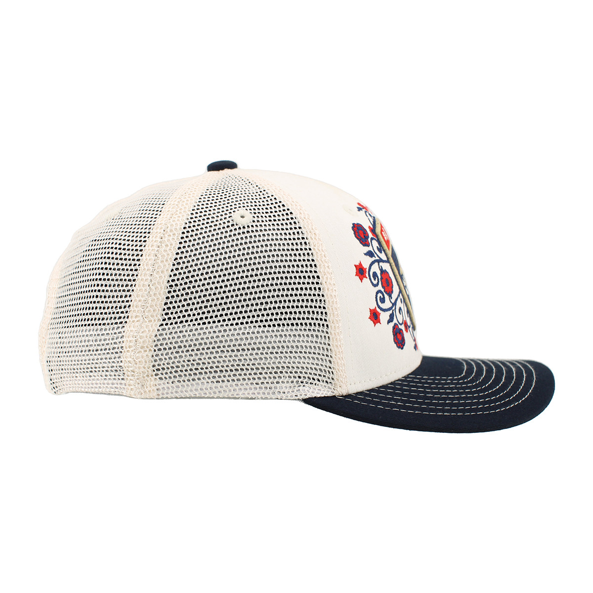 Florida Panthers Day of the Dead Floral Homespun Cap