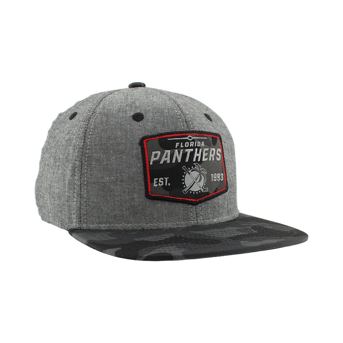 Florida Panthers Pave Scenario Camo Flat Bill Cap