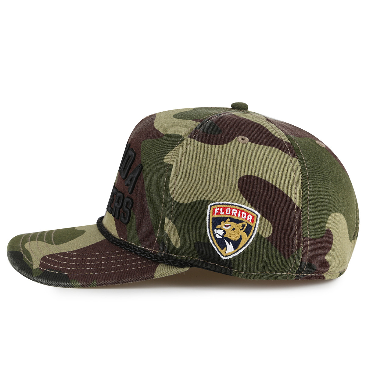 Florida Panthers Camo Canvas Cappy Cap