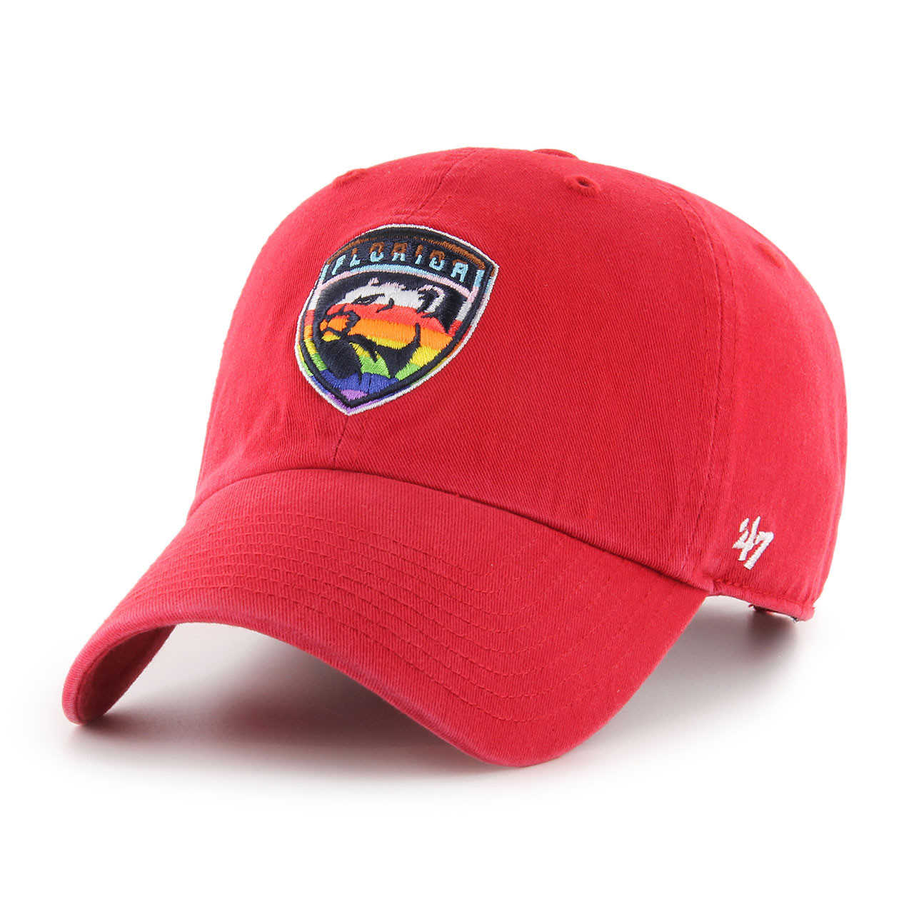 Florida Panthers Red Pride Clean Up Cap