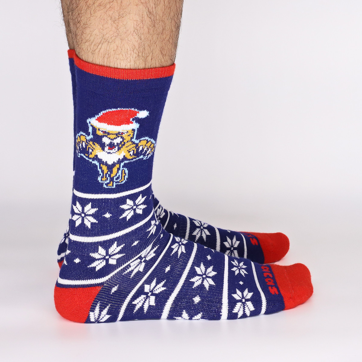 Florida Panthers Santa Claws Socks
