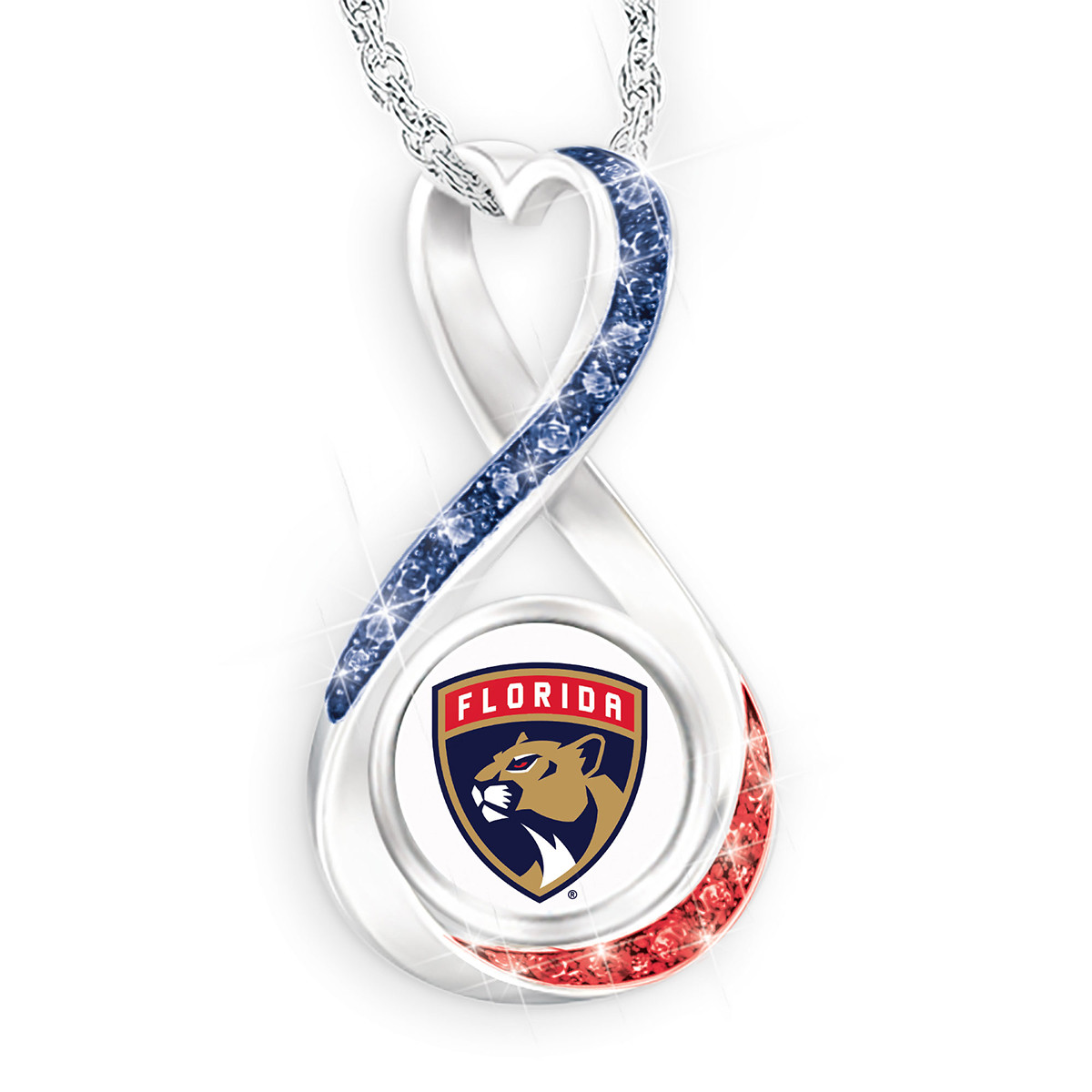 Florida Panthers 2024 Stanley Cup Champions Infinity Necklace