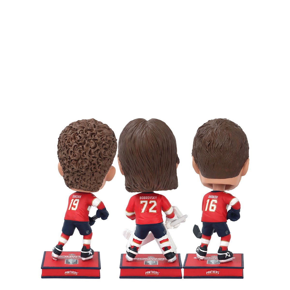 Florida Panthers 2024 Stanley Cup Champions Mini Bobblehead 3-Pack