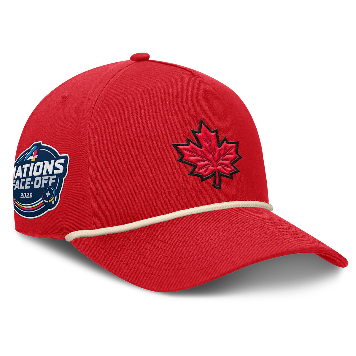 NHL 4 Nations Canada Rope Cap